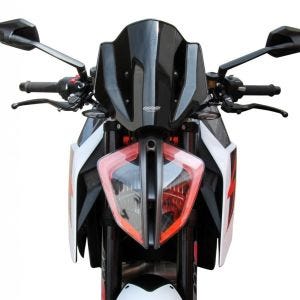 Sportscheibe passend für KTM 1290 Super Duke R 17-19 "NSPM" MRA Windschutzscheibe schwarz