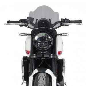 Sportscheibe passend für Triumph Trident 660 21- "NSPM" MRA Windschutzscheibe rauchgrau