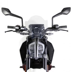Bulle Sport compatible avec KTM 125 Duke 17-22 "NSPM" MRA Pare-brise clair