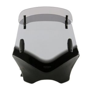 V-Flow Bulle Touring Vario compatible avec Moto Guzzi Nevada 750 / V85 TT "C" MRA gris fumée