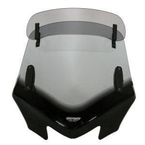V-Flow Bulle Touring Vario compatible avec Moto Guzzi Nevada 750 / V85 TT "Z" MRA clair