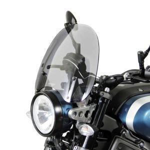 Bulle Touring compatible avec Yamaha XSR 900 -16 Pare-brise "NT" avec kit de fixation MRA gris fumée