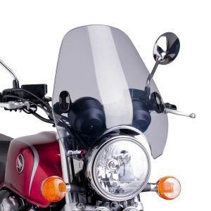 Windschild Universal Puig Custom II Windschutzscheibe rauchgrau 0336h