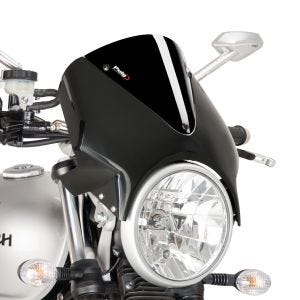 Pare-brise compatible avec Honda Hornet 900 / 600 Puig Vision noir 003NN