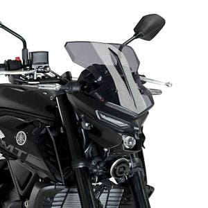 Pare-brise compatible avec Yamaha MT-03 20-24 fumé clair Puig NG Sport