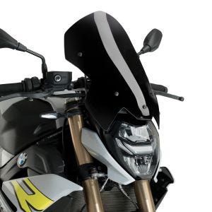 Pare-brise compatible avec BMW S 1000 R 21-24 noir Pare-brise  Puig New Generation Touring 20888N
