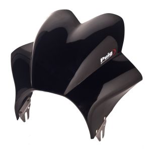 Pare-brise compatible avec Yamaha XJR 1300 Puig Wave noir 2208n