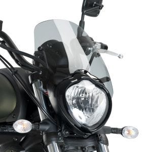 Pare-brise compatible avec Kawasaki Vulcan S / Café 15-24 fumé clair Puig NG Sport