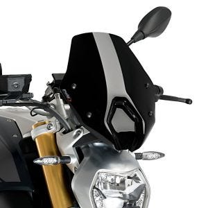 Nakedbike-Scheibe passend für BMW R 1250 R 19-24 schwarz Windschild Puig New Generation Sport 3623N