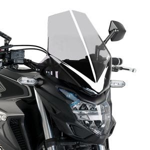 Pare-brise compatible avec Honda CB 500 F 16-23 fumé clair Puig NG Sport