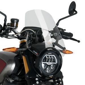 Pare-brise compatible avec Indian FTR 1200 / S 19-24 clair Puig NG Sport