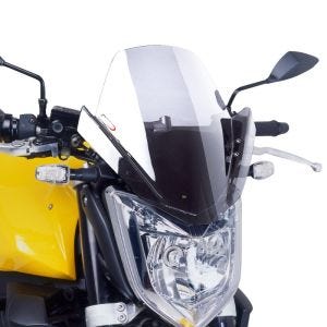 Nakedbike-Scheibe passend für Yamaha FZ1 06-15 klar Windschild Puig New Generation Sport 4119W