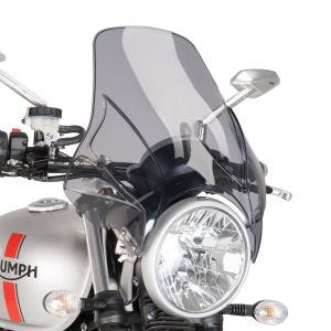 Windschild passend für Triumph Bonneville T120 Puig Plus rauchgrau 4620h