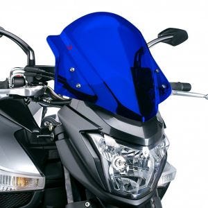 Pare-brise compatible avec Suzuki B-KING 08-11 bleu Puig NG Sport