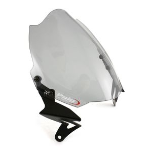 Pare-brise compatible avec Ducati Monster 1100 / Evo 09-13 fumé clair Puig NG Sport