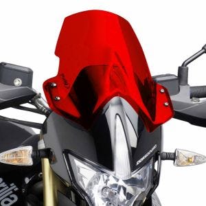 Pare-brise compatible avec Aprilia Dorsoduro 1200 11-16 rouge Puig NG Touring