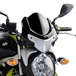 Pare-brise compatible avec Suzuki Gladius 650 09-15 noir Puig NG Sport