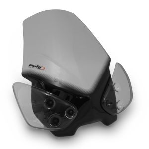 Bulle Touring compatible avec Kawasaki Versys 650 10-14 fumé clair Puig