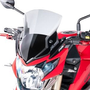 Pare-brise compatible avec Suzuki GSR 750 11-16 clair Puig NG Sport