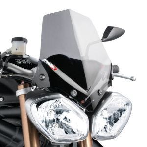 Pare-brise compatible avec Triumph Street Triple 13-16 fumé clair Bulle Puig New Generation Sport 5658H