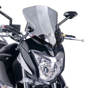 Pare-brise compatible avec Suzuki Inazuma 250 F 15-17 fumé clair Puig NG Sport
