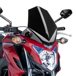 Pare-brise compatible avec Honda CB 500 F 13-15 noir Puig NG Sport