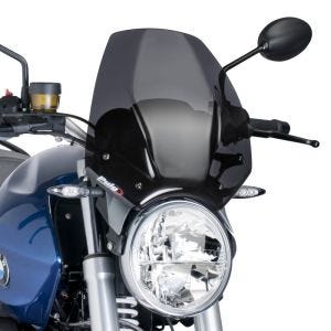 Nakedbike-Scheibe passend für BMW R 1200 R 06-14 dunkel getönt Windschild Puig New Generation Sport 6488F