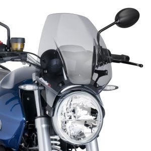 Nakedbike-Scheibe passend für BMW R 1200 R 06-14 rauchgrau Windschild Puig New Generation Sport 6488H
