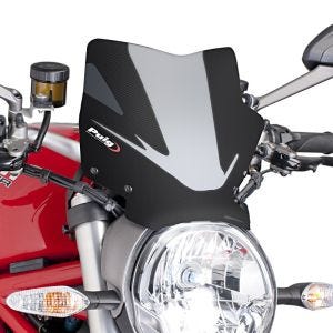 Pare-brise compatible avec Ducati Monster 1200/ S 14-20 Carbon look Puig NG Sport