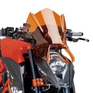 Pare-brise compatible avec KTM 1290 Super Duke R 14-16 Orange Puig NG Sport