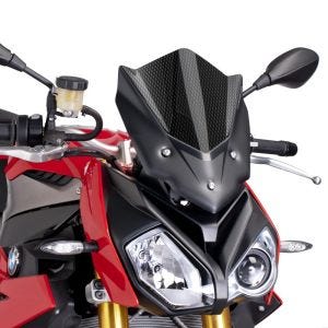 Pare-brise compatible avec BMW S 1000 R 14-18 Carbon look Puig NG Sport