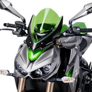 Pare-brise compatible avec Kawasaki Z 1000 14-20 vert Puig NG Touring