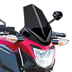 Pare-brise compatible avec Honda CB 300 F 15-16 fumé foncé Puig NG Sport