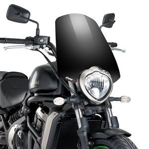 Nakedbike-Scheibe passend für Kawasaki Vulcan S / Café 15-24 schwarz Windschild Puig New Generation Touring 8164N