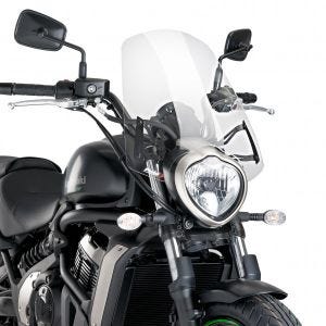 Nakedbike-Scheibe passend für Kawasaki Vulcan S / Café 15-24 klar Windschild Puig New Generation Touring 8164W