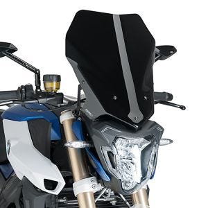 Nakedbike-Scheibe passend für BMW F 800 R 15-19 schwarz Windschild Puig New Generation Touring 8187N