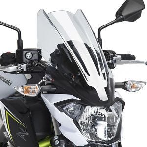Nakedbike-Scheibe passend für Kawasaki Z 650 17-19 klar Windschild Puig New Generation Touring 9369W