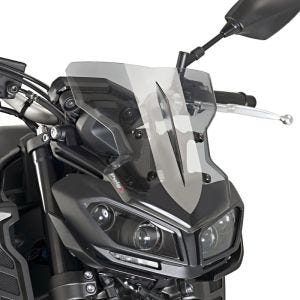 Pare-brise compatible avec Yamaha MT-09 17-20 fumé clair Puig NG Sport