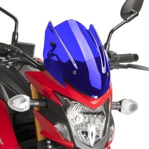 Pare-brise compatible avec Suzuki GSX-S 750 17-21 bleu Puig NG Sport