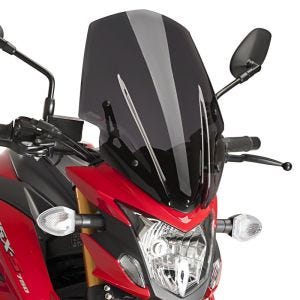 Nakedbike-Scheibe passend für Suzuki GSX-S 750 17-21 dunkel getönt Windschild Puig New Generation Touring 9436F
