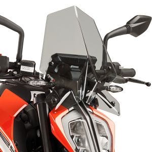 Pare-brise compatible avec KTM 390 / 125 Duke 17-23 fumé clair Puig NG Sport