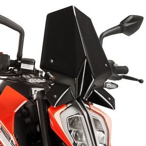 Pare-brise compatible avec KTM 390 / 125 Duke 17-23 noir Puig NG Sport