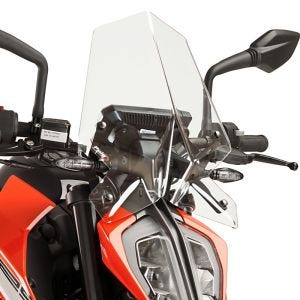 Pare-brise compatible avec KTM 390 / 125 Duke 17-23 clair Puig NG Sport