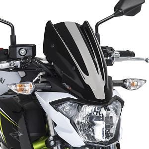 Pare-brise compatible avec Kawasaki Z 650 17-19 noir Puig NG Sport