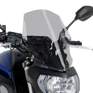 Pare-brise compatible avec Yamaha MT-07 18-24 fumé clair Puig NG Touring