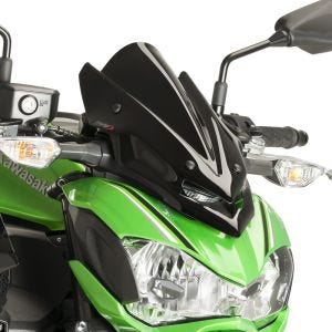Pare-brise compatible avec Kawasaki Z 900 17-19 noir Puig NG Sport