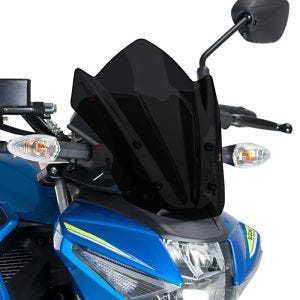 Pare-brise compatible avec Suzuki GSX-S 125 17-21 fumé foncé Puig NG Sport