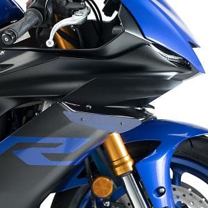Ailerons de carenage compatible avec Yamaha YZF-R6 17-20 bleu Puig Downforce Sport