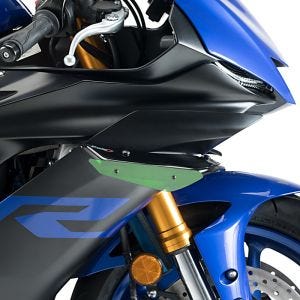 Ailerons de carenage compatible avec Yamaha YZF-R6 17-20 vert Puig Downforce Sport