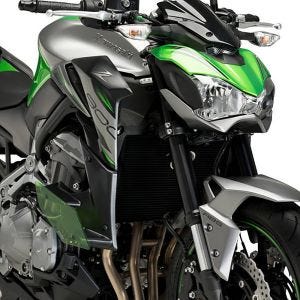 Naked-Side-Downforce-Spoiler-Set passend für Kawasaki Z900 17-22 grün Puig 20327V